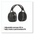 3M/COMMERCIAL TAPE DIV. X5A PELTOR X Series Earmuffs, Model X5A, 31 dB NRR, Black