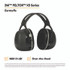 3M/COMMERCIAL TAPE DIV. X5A PELTOR X Series Earmuffs, Model X5A, 31 dB NRR, Black