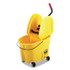 RUBBERMAID COMMERCIAL PROD. FG757788YEL WaveBrake 2.0 Bucket/Wringer Combos, Down-Press, 35 qt, Plastic, Yellow