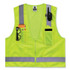TENACIOUS HOLDINGS, INC. ergodyne® 24507 GloWear 8249Z-S Single Size Class 2 Economy Surveyors Zipper Vest, Polyester, 3X-Large, Lime