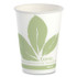 DART SOLO® R9BBJD110CT Bare Eco-Forward Paper Cold Cups, 9 oz, Green/White, 100/Sleeve, 20 Sleeves/Carton