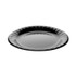PACTIV EVERGREEN CORPORATION YTKB00090000 Placesetter Deluxe Laminated Foam Dinnerware, Plate, 9" dia, Black, 500/Carton