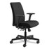 HON COMPANY IT105CU10 Ignition Series Fabric Low-Back Task Chair, Supports Up to 300 lb, 17" to 21.5" Seat Height, Black