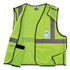 TENACIOUS HOLDINGS, INC. ergodyne® 21095 GloWear 8216BA Class 2 Breakaway Mesh ID Holder Vest, Polyester, Large/X-Large, Lime