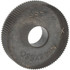 MSC OSSX230N Standard Knurl Wheel: 1" Dia, 90 ° Tooth Angle, 30 TPI, Straight, Cobalt