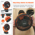 TENACIOUS HOLDINGS, INC. ergodyne® 12800 Chill-Its 6090 Rechargeable Portable Jobsite Fan, 9.5, Orange/Black