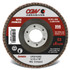 CGW Abrasives 42641 Flap Disc: 7/8" Hole, 36 Grit, Ceramic, Compact