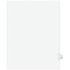 AVERY PRODUCTS CORPORATION 1047 Avery Individual Legal Dividers Avery Style, Letter Size, Side Tab #47, White Dividers/White Tabs, Pack Of 25