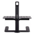 SAFCO PRODUCTS 2129BL Height-Adjustable Footrest, 20.5w x 14.5d x 3.5 to 21.5h, Black