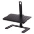 SAFCO PRODUCTS 2129BL Height-Adjustable Footrest, 20.5w x 14.5d x 3.5 to 21.5h, Black