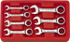 GEARWRENCH 9507D Ratcheting Combination Wrench Set: 7 Pc, 1/2" 11/16" 3/4" 3/8" 5/8" 7/16" & 9/16" Wrench, Inch