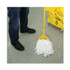 BOARDWALK BW2020 Nonwoven Cut End Edge Mop, Rayon/Polyester, #20, White, 12/Carton