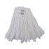 BOARDWALK BW2020 Nonwoven Cut End Edge Mop, Rayon/Polyester, #20, White, 12/Carton