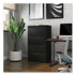 ALERA HLF3054BL Lateral File, 4 Legal/Letter-Size File Drawers, Black, 30" x 18.63" x 52.5"