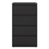 ALERA HLF3054BL Lateral File, 4 Legal/Letter-Size File Drawers, Black, 30" x 18.63" x 52.5"