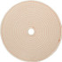 Dico 7000009 Unmounted Spiral Sewn Buffing Wheel: 10" Dia, 1/4" Thick, 1/2" Arbor Hole Dia