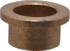 Boston Gear 35610 Flanged Sleeve Bearing: 5/8" ID, 3/4" OD, 1/2" OAL, Oil Impregnated Bronze