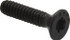 Camcar 34446 Flat Socket Cap Screw: #6-32 x 5/8" Long, Alloy Steel, Black Oxide Finish