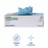 BOARDWALK 382MBXA Disposable Examination Nitrile Gloves, Powder-Free, Medium, 5 mil Thick, 9.5" Long, Blue, 100/Box