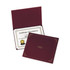 ESSELTE CORP 29900585BGD Oxford Letter Certificate Holder - 8 1/2in x 11in - Linen - Burgundy - 5 / Pack