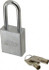 American Lock A7201KA-17008 Padlock: Steel, Keyed Alike, 1-3/4" Wide, Chrome-Plated