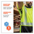 TENACIOUS HOLDINGS, INC. ergodyne® 23509 GloWear 8283BK Class 2 Lightweight Performance Hi-Vis T-Shirt, Polyester, 5X-Large, Lime
