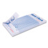 AMERCAREROYAL GC3632-1 Guest Check Pad with Ruled Back, 15 Lines, One-Part (No Copies), 3.5 x 6.7, 50 Forms/Pad, 50 Pads/Carton