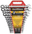 GEARWRENCH 9702D Combination Wrench Set: 13 Pc, 1" 13/16" 15/16" & 7/8" Wrench, Inch