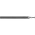 RobbJack SR-2-035 Square End Mill: 0.035'' Dia, 0.105'' LOC, 1/8'' Shank Dia, 1-1/2'' OAL, 2 Flutes, Solid Carbide