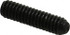 Unbrako 113841 Set Screw: 1/4-20 x 1", Cup & Knurled Cup Point, Alloy Steel, Grade 8