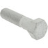 Bowmalloy BOW36154 Hex Head Cap Screw: 5/8-11 x 3-1/4", Grade 9 Steel, Zinc-Plated Clear Chromate