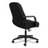 HON COMPANY 2092CU10T Pillow-Soft 2090 Series Managerial Mid-Back Swivel/Tilt Chair, Supports Up to 300 lb, 17" to 21" Seat Height, Black