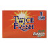VEND-RITE MANUFACTURING CO Twice as Fresh® 2979697 Color Safe Powder Bleach Vend Pack, 1 Load Box, 100/Carton