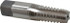 Cleveland C64109 1/4-18 NPTF, 4 Flutes, Bright Finish, High Speed Steel, Interrupted Thread Pipe Tap