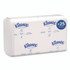 KIMBERLY-CLARK PROFESSIONAL Kleenex® 13254 Premiere Folded Towels, 1-Ply, 9.4 x 12,4, White, 120/Pack, 25 Packs/Carton