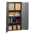 Durham 3500-95 Locking Steel Storage Cabinet: 36" Wide, 24" Deep, 84" High