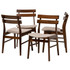 WHOLESALE INTERIORS, INC. Baxton Studio 2721-10815  Devlin Dining Chairs, Light Beige/Walnut, Set Of 4 Chairs