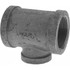 Anvil 0306028200 Black Tee: 4", 125 psi, Threaded