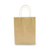 CONSOLIDATED STAMP COSCO 098375 Premium Shopping Bag, Rope Handles, 8" x 4" x 10.25", Kraft, 50/Box