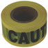 IMPACT PRODUCTS, LLC 7328 Site Safety Barrier Tape, "Caution" Text, 3" x 1,000 ft, Yellow/Black