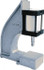 Mead CP-400CX4 Pneumatic Arbor Press: 1" Ram, 5-1/2" Throat Depth, 3/4 Ton Pressure, 4" Stroke, 7" Max Work Height