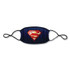 BIOWORLD MERCHANDISING 9LT6SPM00IR0 Cloth Face Mask, Superman Logo Print, Cotton/Polyester/Spandex, Adult