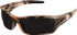 Edge Eyewear TSR216CF Safety Glass: Scratch-Resistant, Polycarbonate, Smoke Lenses, Full-Framed, UV Protection
