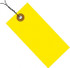 Dupont G14013B Blank Tag: 2-3/4'' High, Yellow, Polypropylene