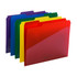SMEAD MFG CO 10540 Smead Poly Folders With Slash Pocket, Letter Size, Assorted Colors, Pack Of 30