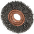 Weiler 93658 Wheel Brush: 1-1/2" Wheel Dia, Crimped