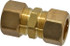 CerroBrass P-62A-1212 Compression Tube Union: Compression x Compression