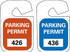 AccuformNMC PP14C Hang Tag: 4-3/4'' High, 2-3/4'' Wide, Vinyl