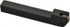 MSC BEP-08L-K LH Cut, 1/2" Wide x 1/2" High x 3" Long Square Shank, Fixed Bump Knurlers