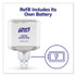 GO-JO INDUSTRIES PURELL® 776302 Advanced Hand Sanitizer Gel Refill, 1,200 mL, Clean Scent, For ES8 Dispensers, 2/Carton